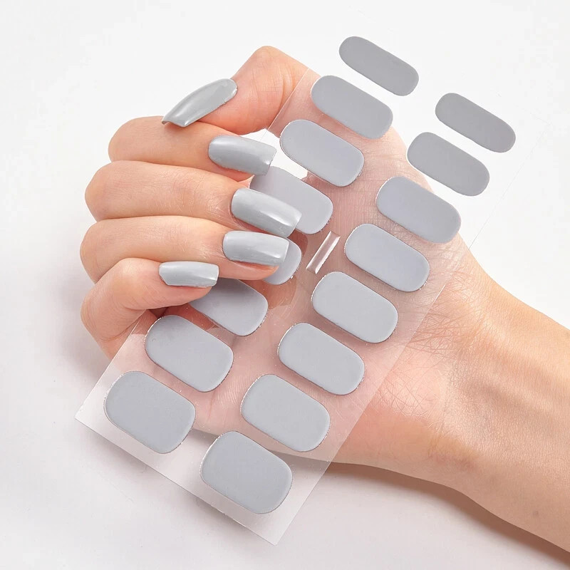 Share Full Size Nail Wraps Stickers Polish Toe Manicure Art Self Stick Decor3D