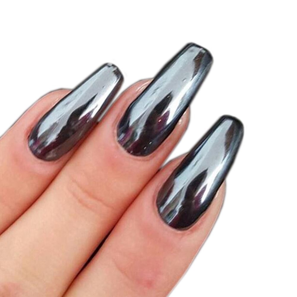 Chrome Nail Powder Mirror Effect Nail Art Pigment Glitter Dust Gel Decoration