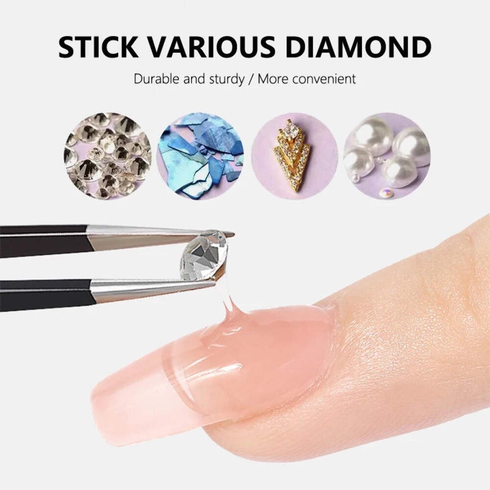 CHUNSHU Super Strong Sticky Nail Glue Gel For Rhinestones Nail Art Decorations 1