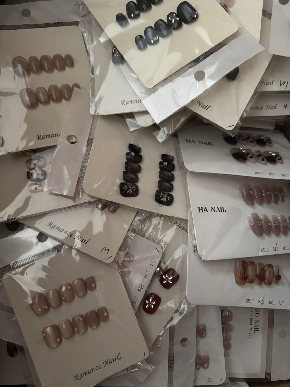 10 Sets Of Bundle Handmade Press On Nails