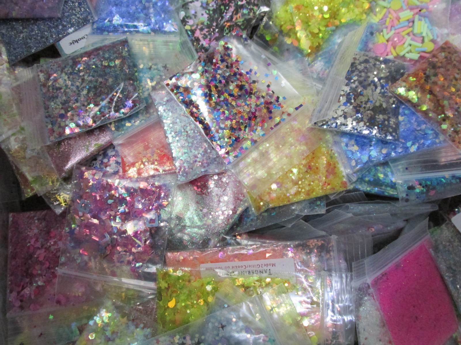 15 bags Glitter mixes for nail art Bundle