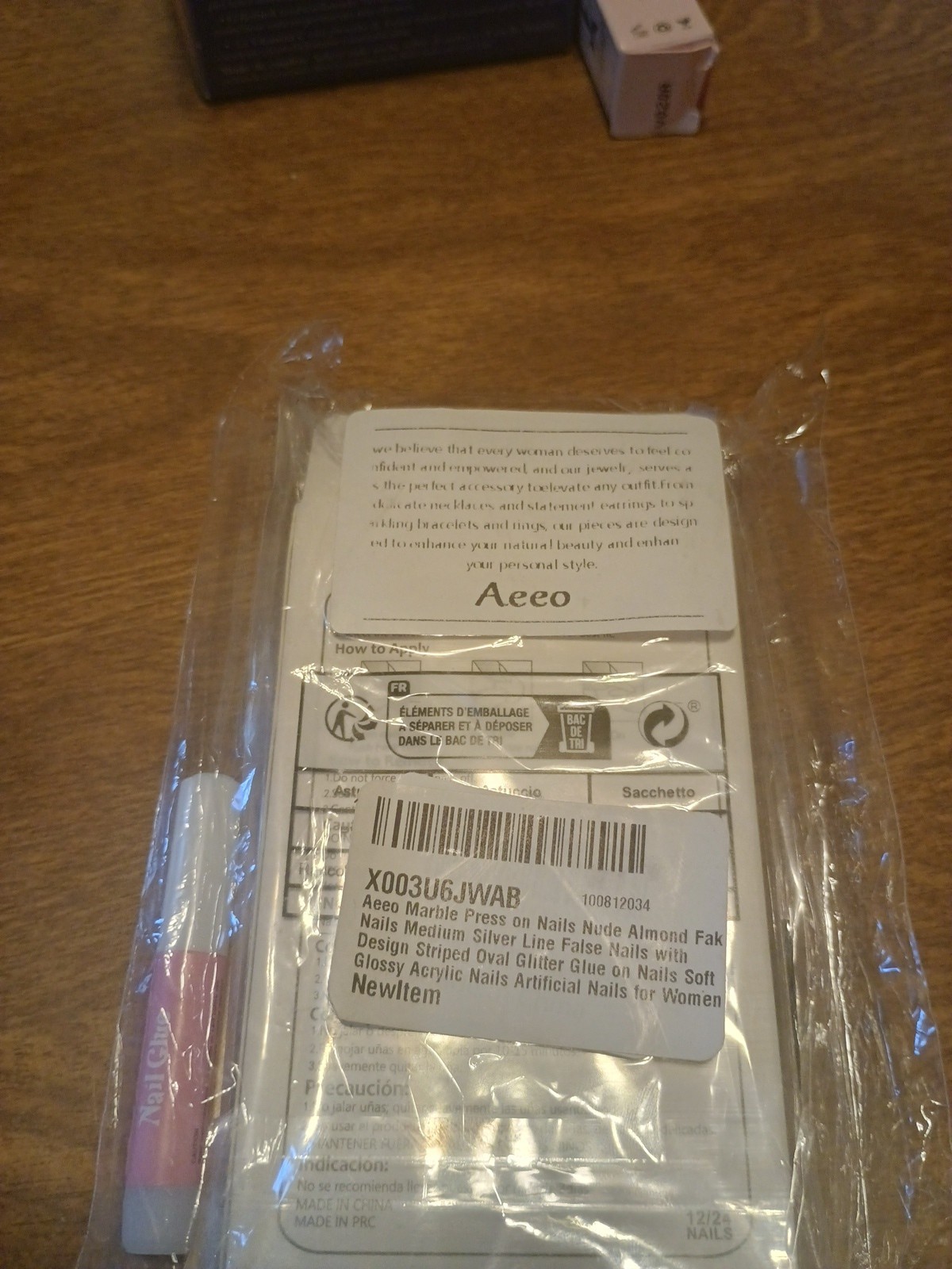 False Nail Professional 24-Pack Manicure Set One Minute Nail Tip