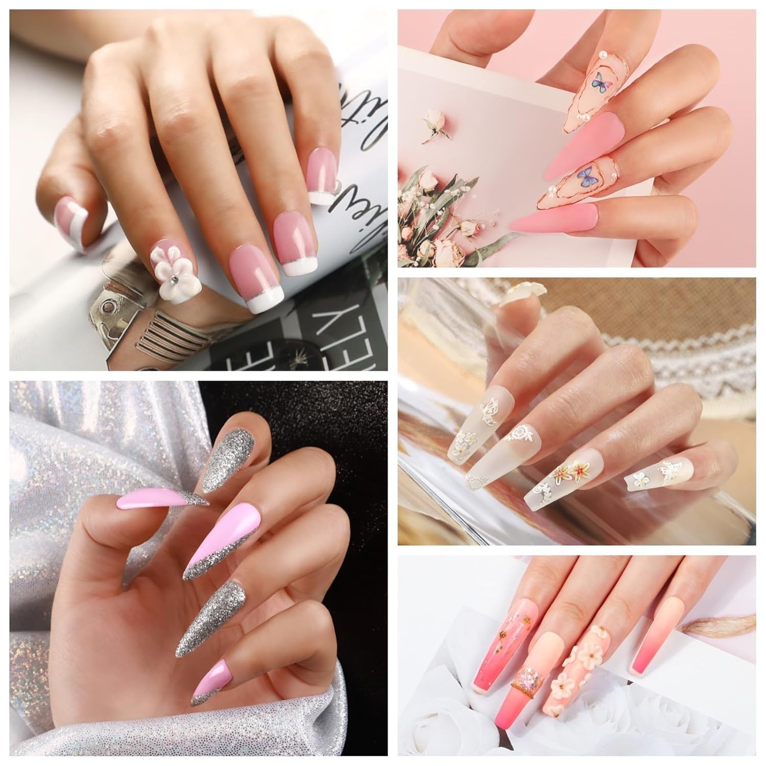 Acrylic Nail Kit for Beginners with Everything Nails Kit Acrylic Set Glitter …