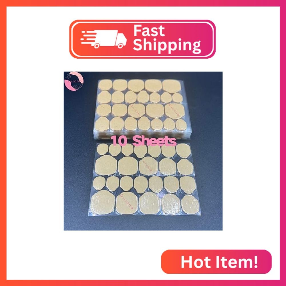 OXIZONA Nail Adhesive Tabs Strong Nail Glue Stickers for Press Ons Nails Waterpr