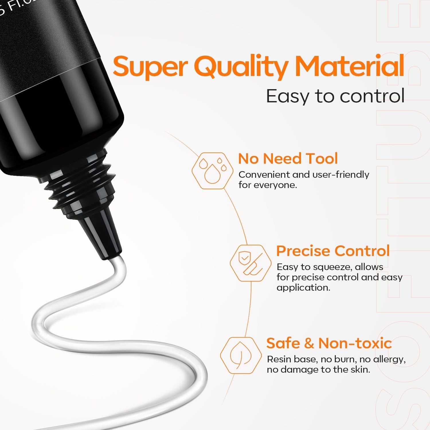 15g Easy Squeeze 3D Nail Gel – UV Light Cured for Stunning Long-Lasting Designs