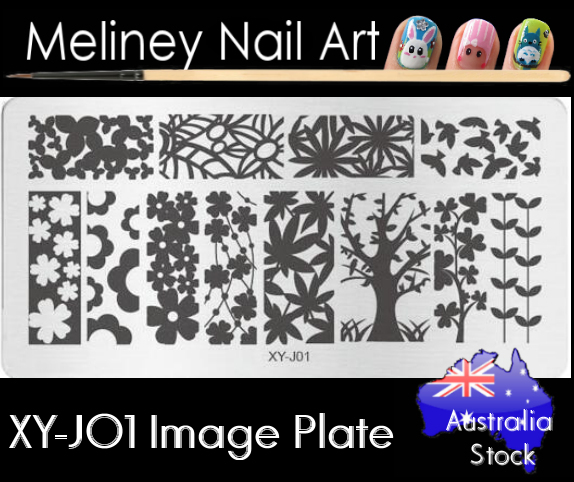 XY-J01 image plate stamping nail art manicure tool design metal Flower stamp
