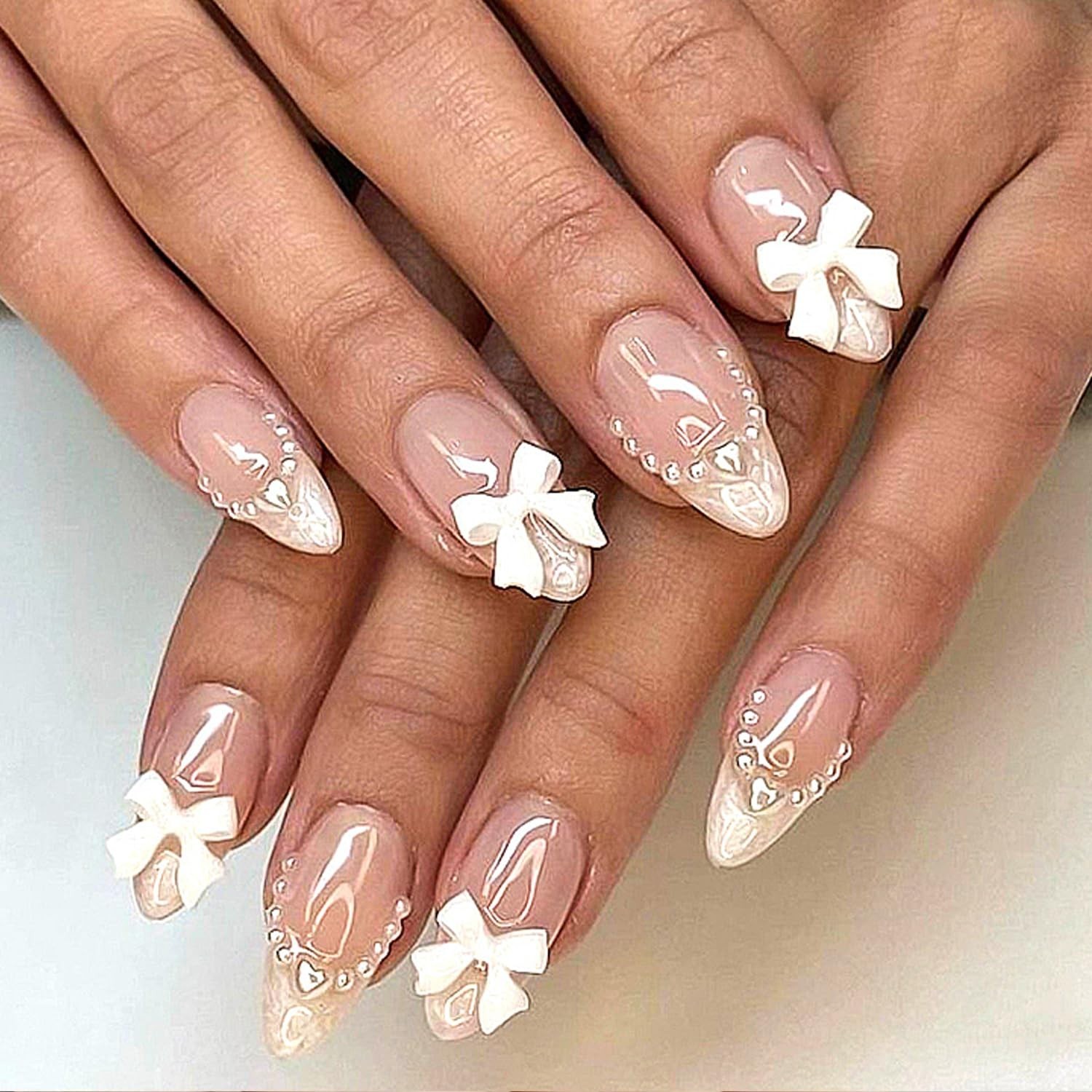 6 Packs 144 Pcs | Reusable Press on Nails | Stick on Nails 12 Sizes-6 Styles …