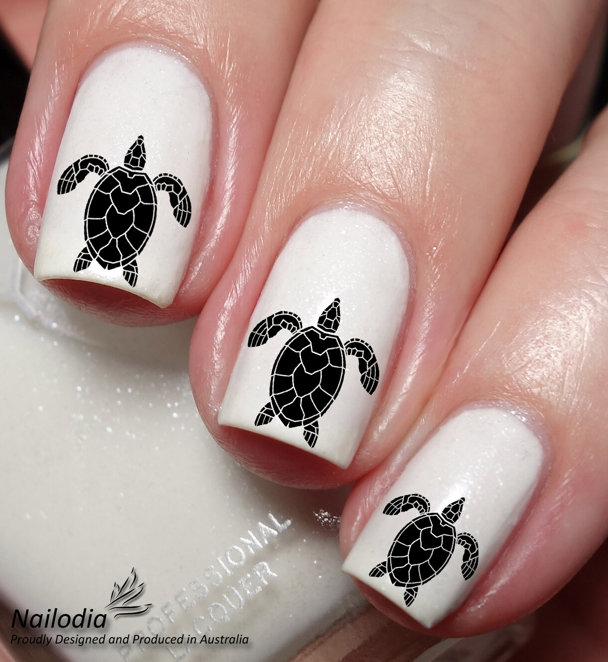 Turtle Nail Art Decal Sticker Water Transfer Slider