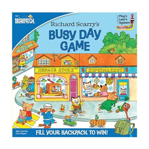 Briarpatch, Richard Scarry’s Busy Day 2.5 x 15.5 x 10.5 inches, Multicolor