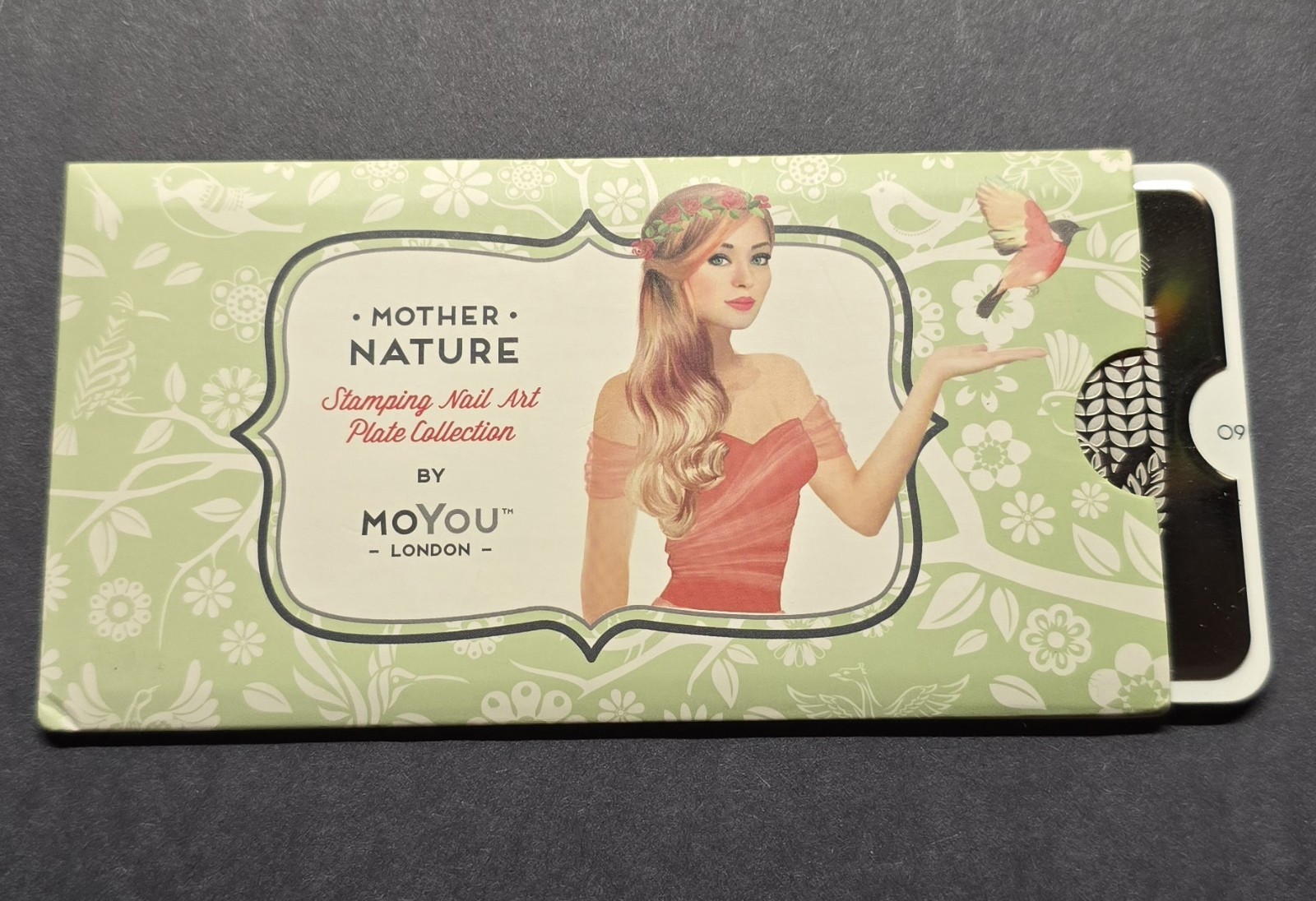 MoYou London Mother Nature Collection 09 Nail Stamp Plate Farm Farmer Corn Crop