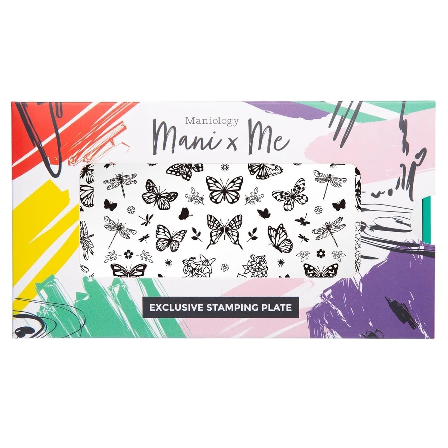 Sky Dancers: Flutter Pirouette (MXM123) – Nail Stamping Plate