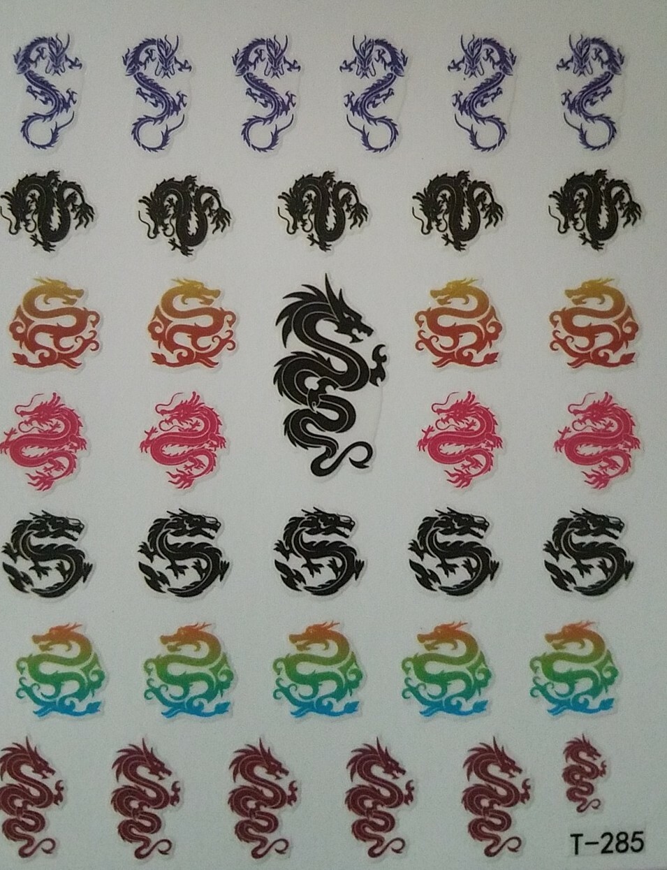 Dragon Nail Art Stickers