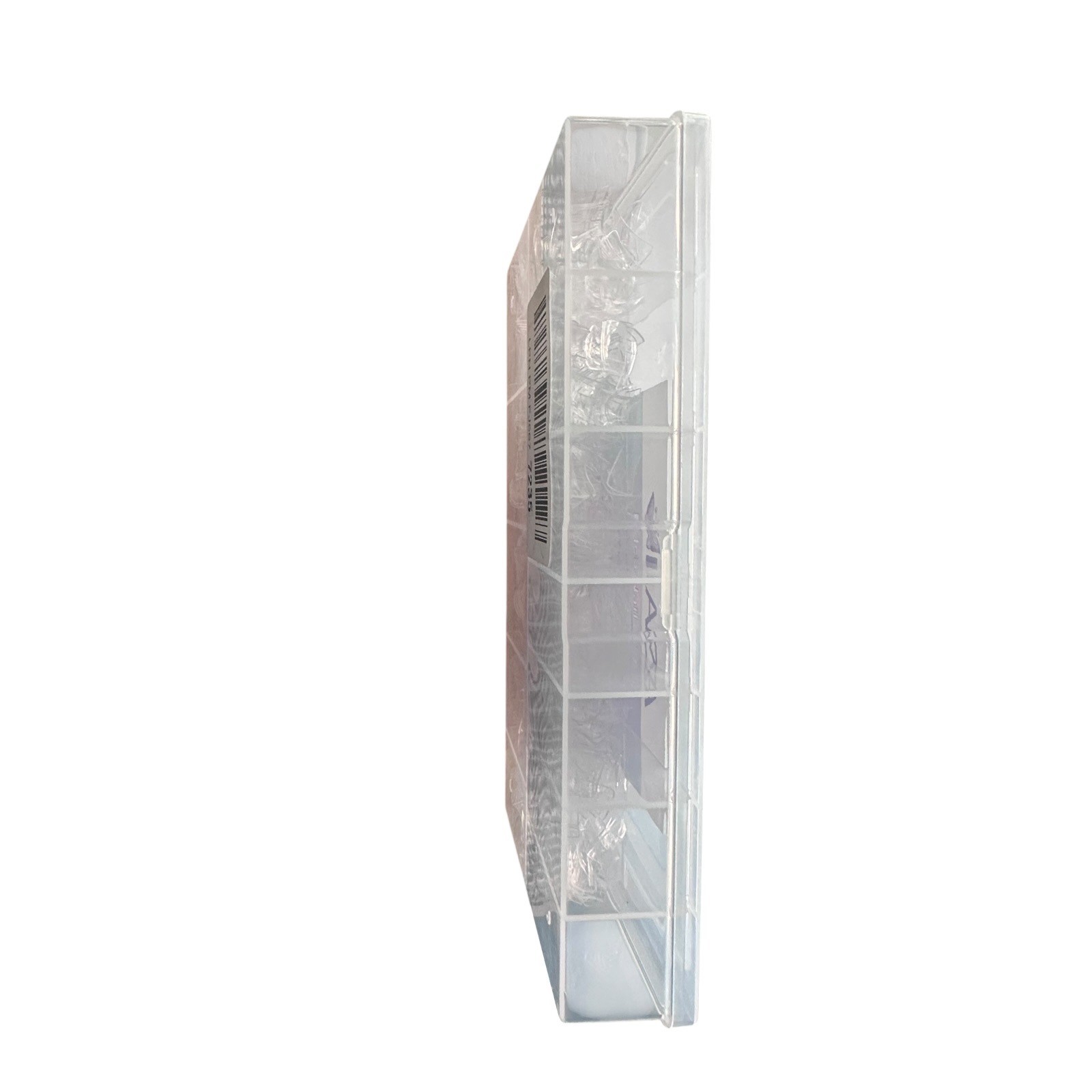 Laza Full Cover Nail Tips 600pcs Clear Excellent Multi-Size Storage Case Set