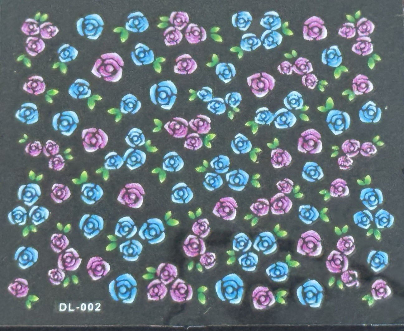 3D Nail Art Mini Flower, Heart, Bows Adhesive Stickers Floral Decals Transfers