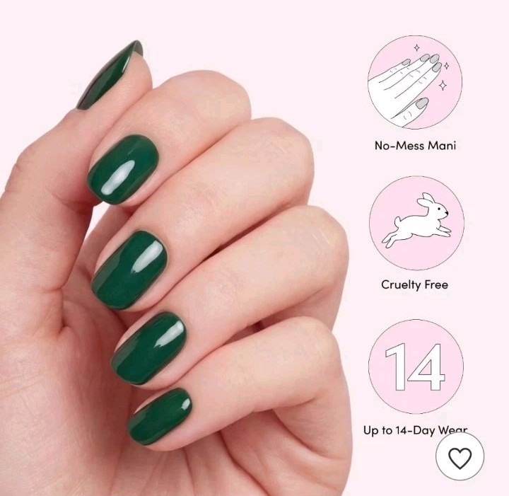Lot Of 5 Dashing Diva Gloss Ultra Shine Gel Nail Strips Black Green Yellow