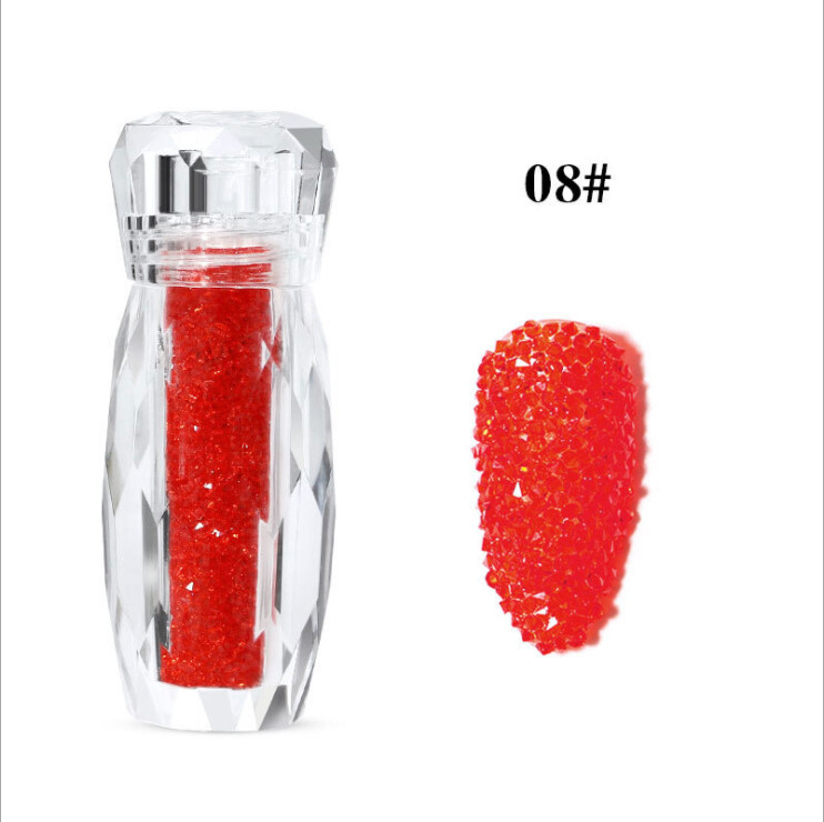 8 Colors Manicure Decor Mini Caviar Micro Beads Nail Art Crystals Glitter Set