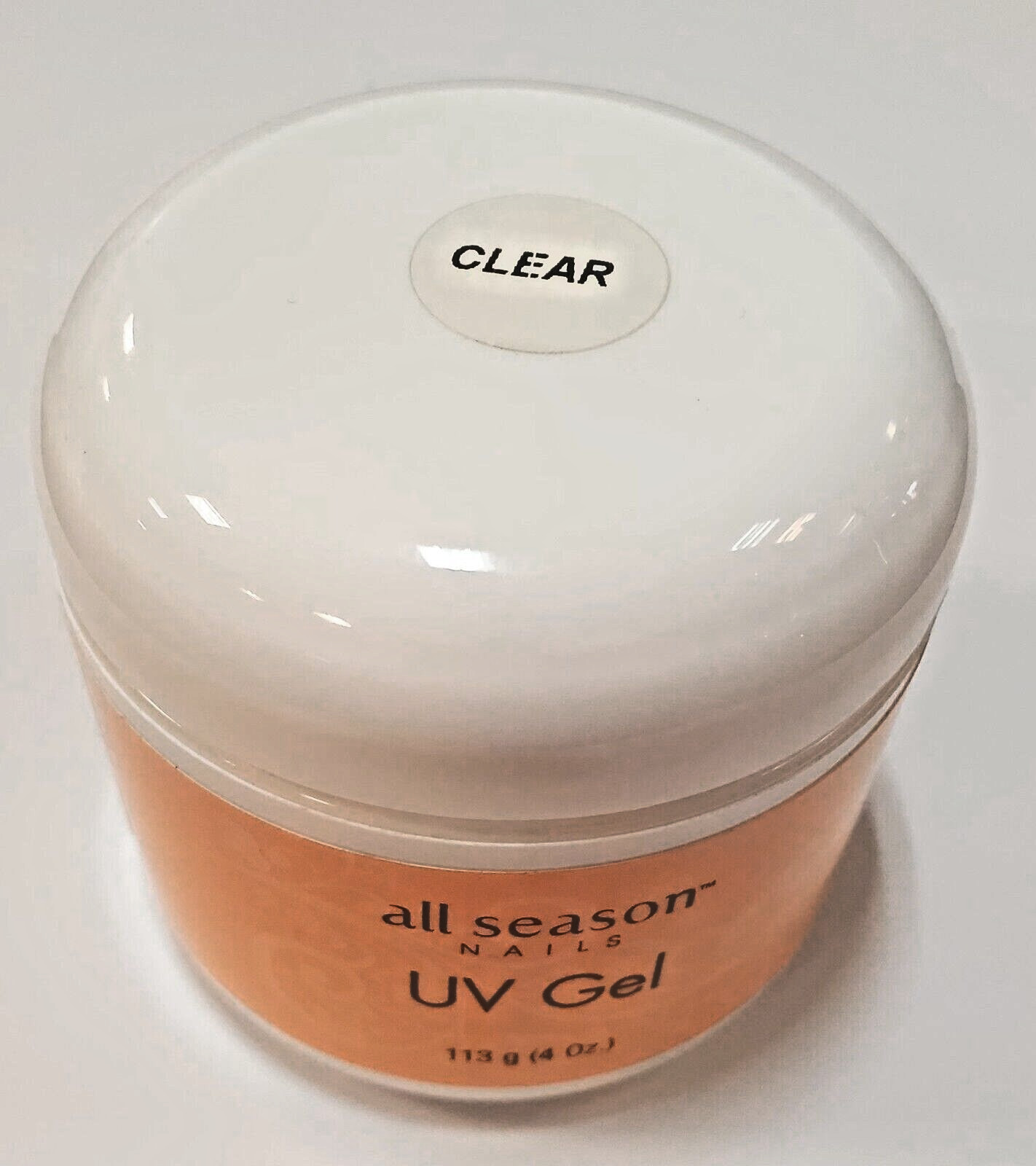 All Season Nails UV Nail Builder Sculpting Gel CLEAR 4 oz/ 113 g