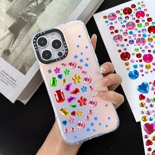 3000 PCS Stickers – Self Adhesive Scrapbook Supplies | Rhinestones for Gem