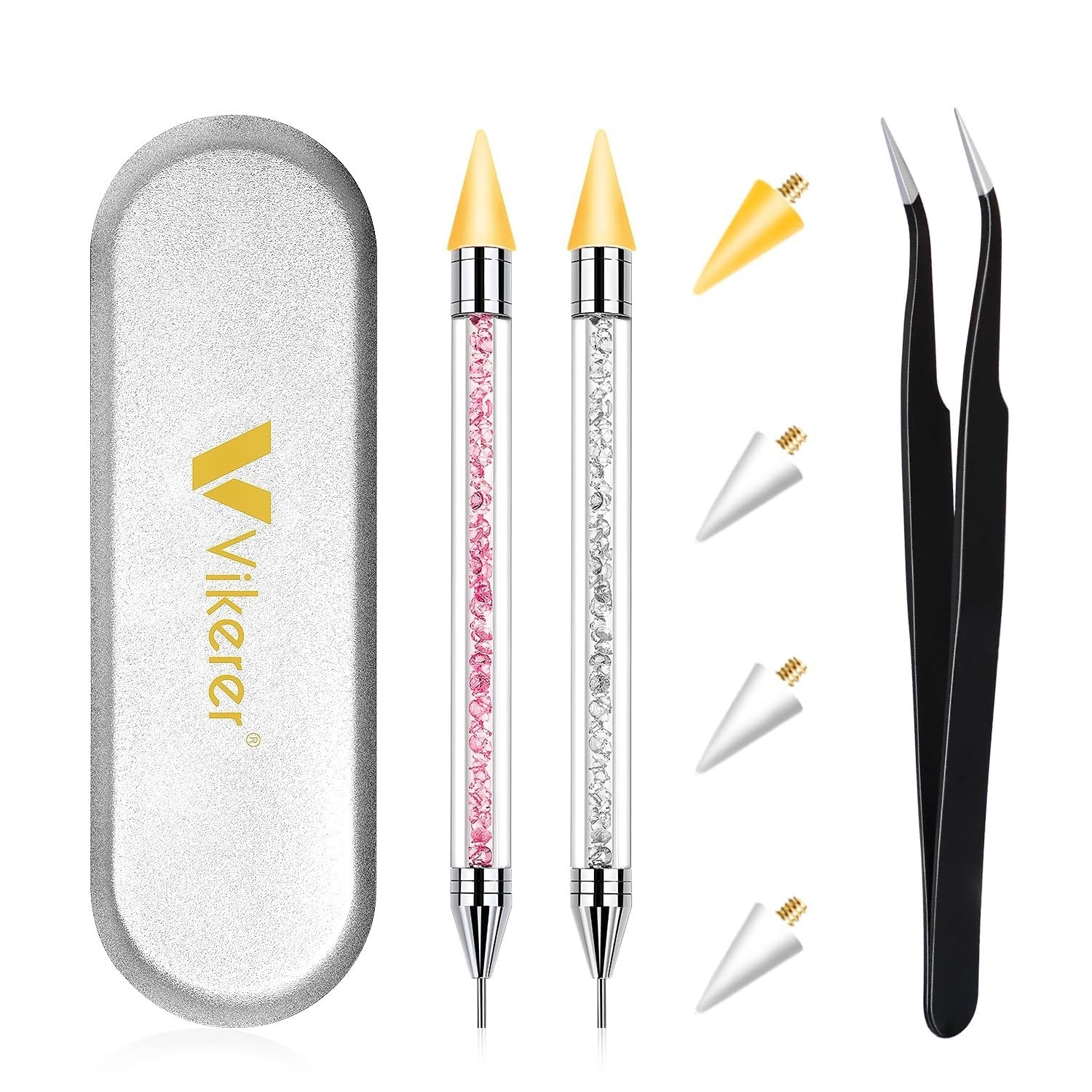 Rhinestone Picker Tool, Bedazzling Pen Dotting Tools | Dual-end Bedazzler Too…
