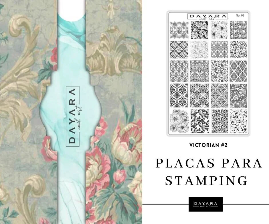 20 Floral Designs DAYARA Stamping Plate For Stamped Nail Art Design Stamp Tool