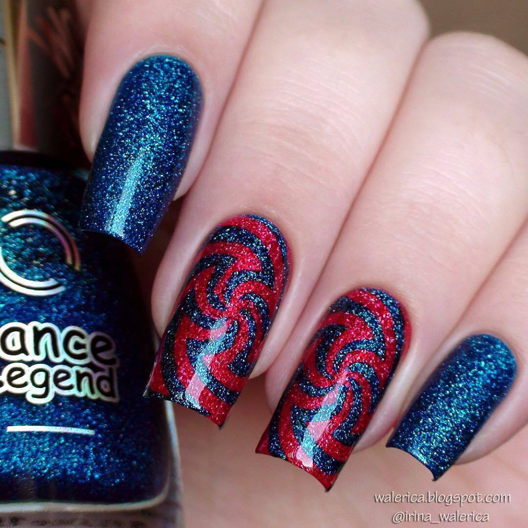 Hypnose Stencils for Nails, Swirl Nail Stickers, Nail Art, Nail Vinyls