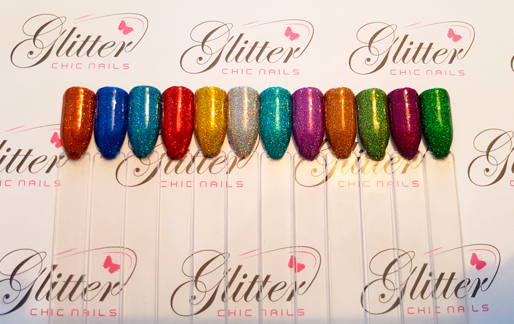 HOLOGRAPHIC RAINBOW GLITTER FOR NAIL ART