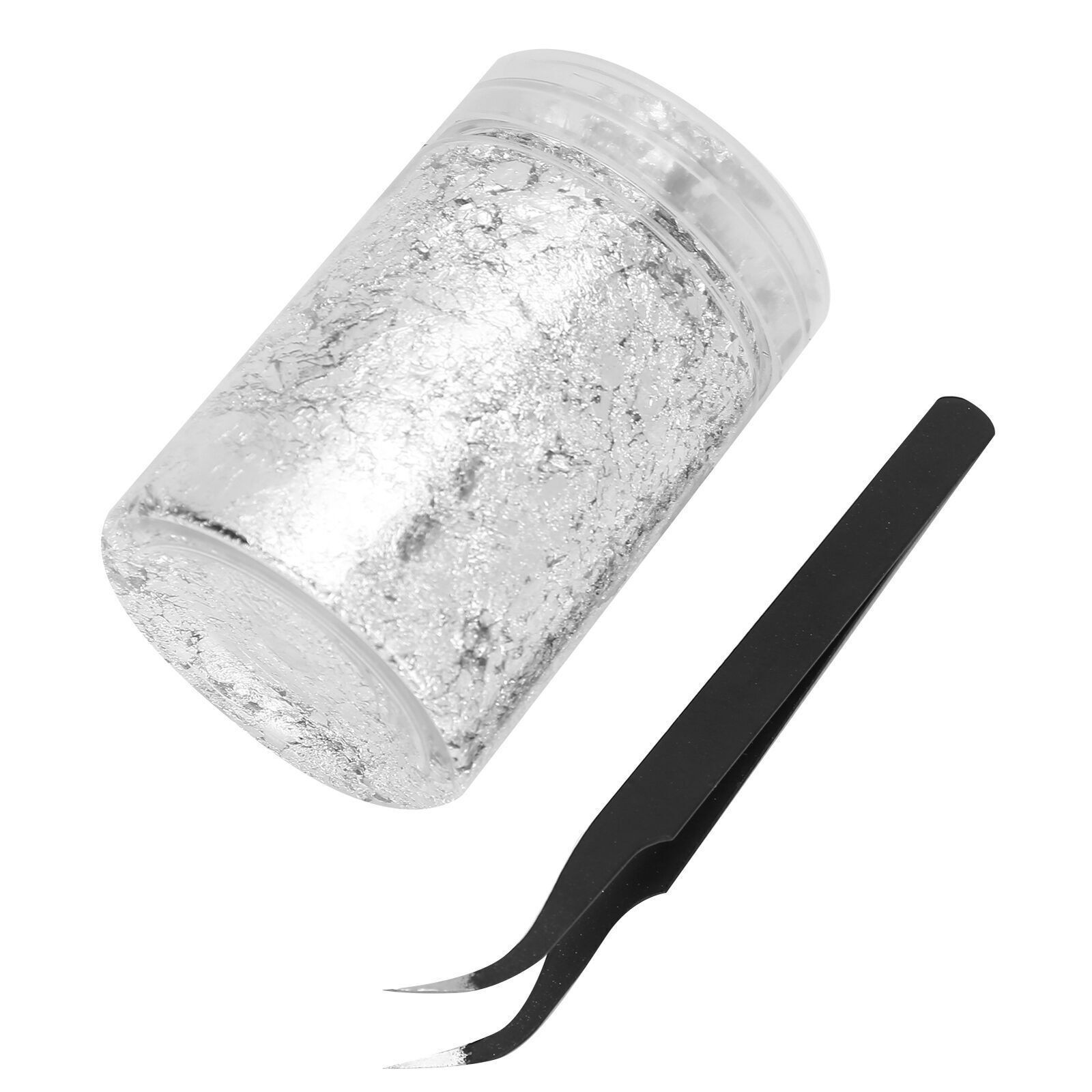 Nail Art DIY Gold Flakes Shiny Silver Foil Glitter Decoration Manicure Tool