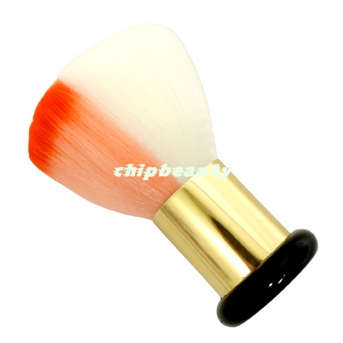 Makeup Nail Art Dust Brush Remover Manicure Acrylic Powder -White Red Hair
