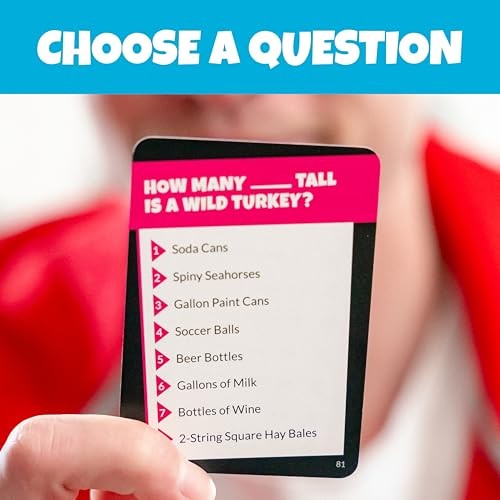 How Many What?! Board Game, Hilarious 4 inches x 8 x 0.1 inches, Pink