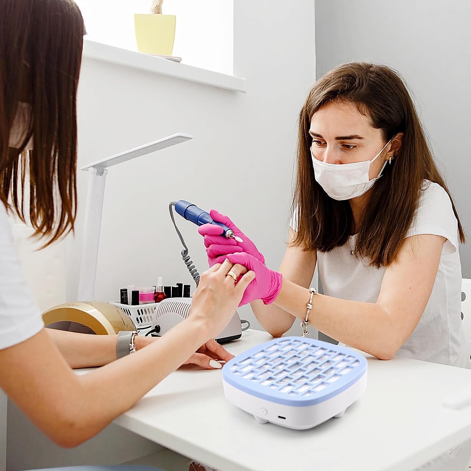Nail Fan Dust Collector – Lightweight, Powerful & Ideal for Nail Art Enthusiasts