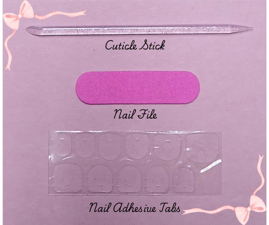 Pretty In Pink Custom Press On Nails – Orange & Pink Hibiscus