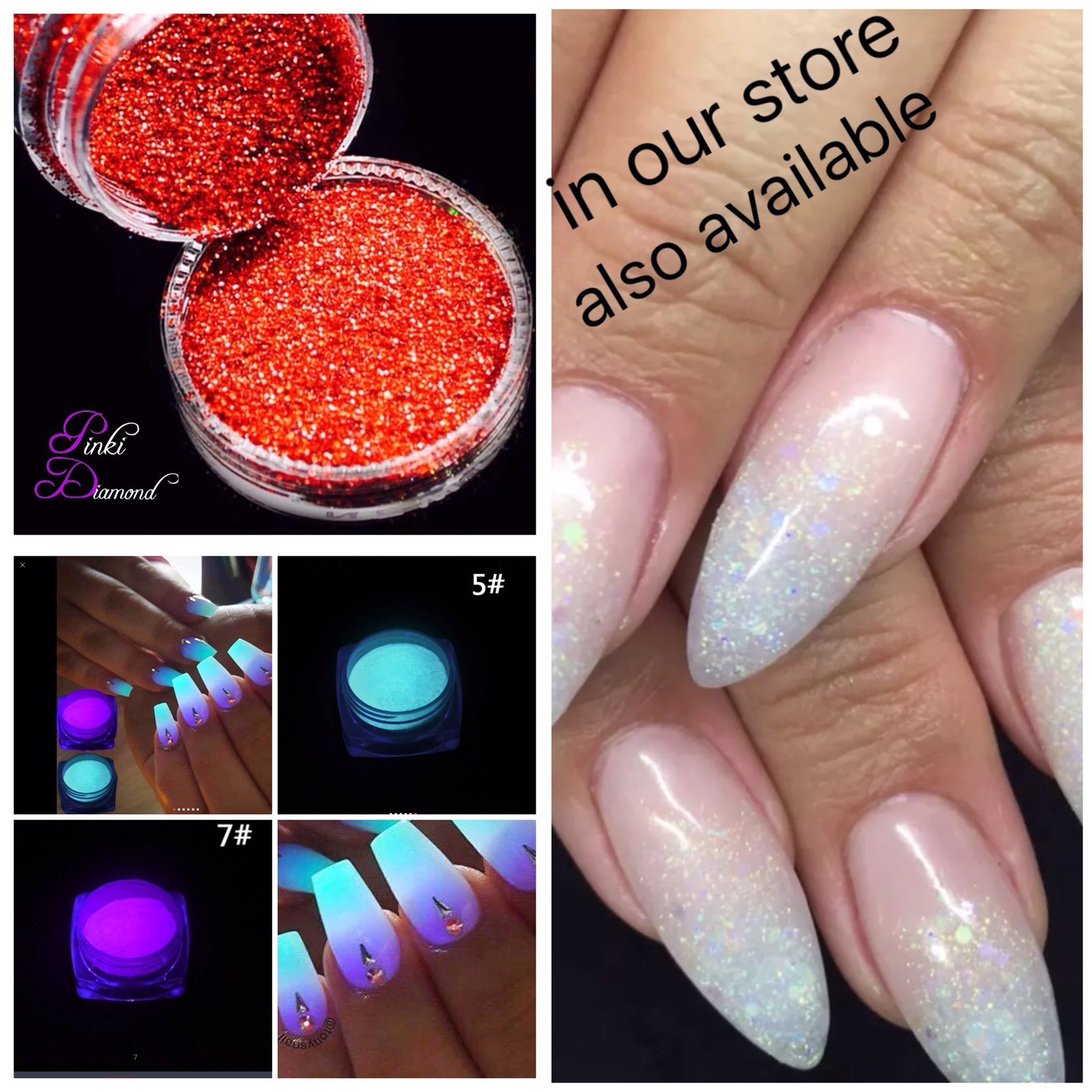 Newest Trend Chameleon Nail Micro Flakes To Use With Gel Or Acrylic 3gram Pot