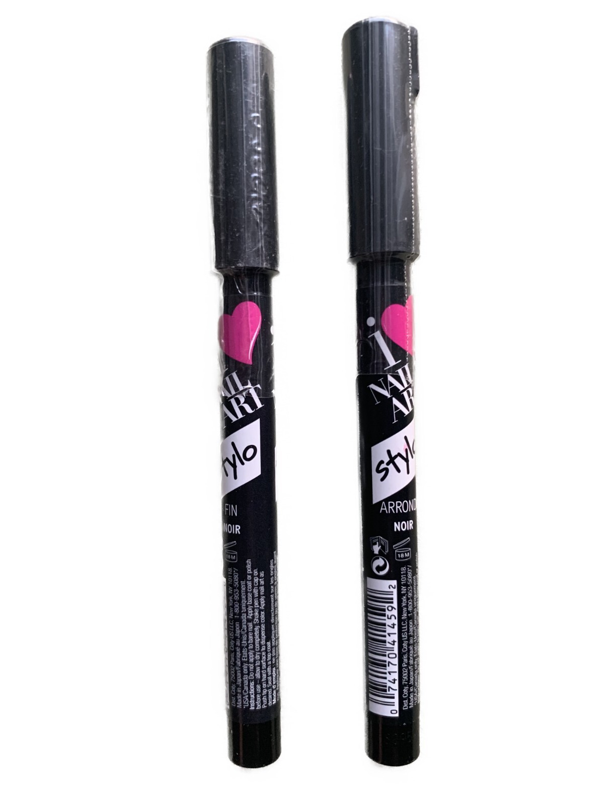 Sally Hansen I Heart Nail Art – Fine Black & Round Black Stylo Pens 410 & 470