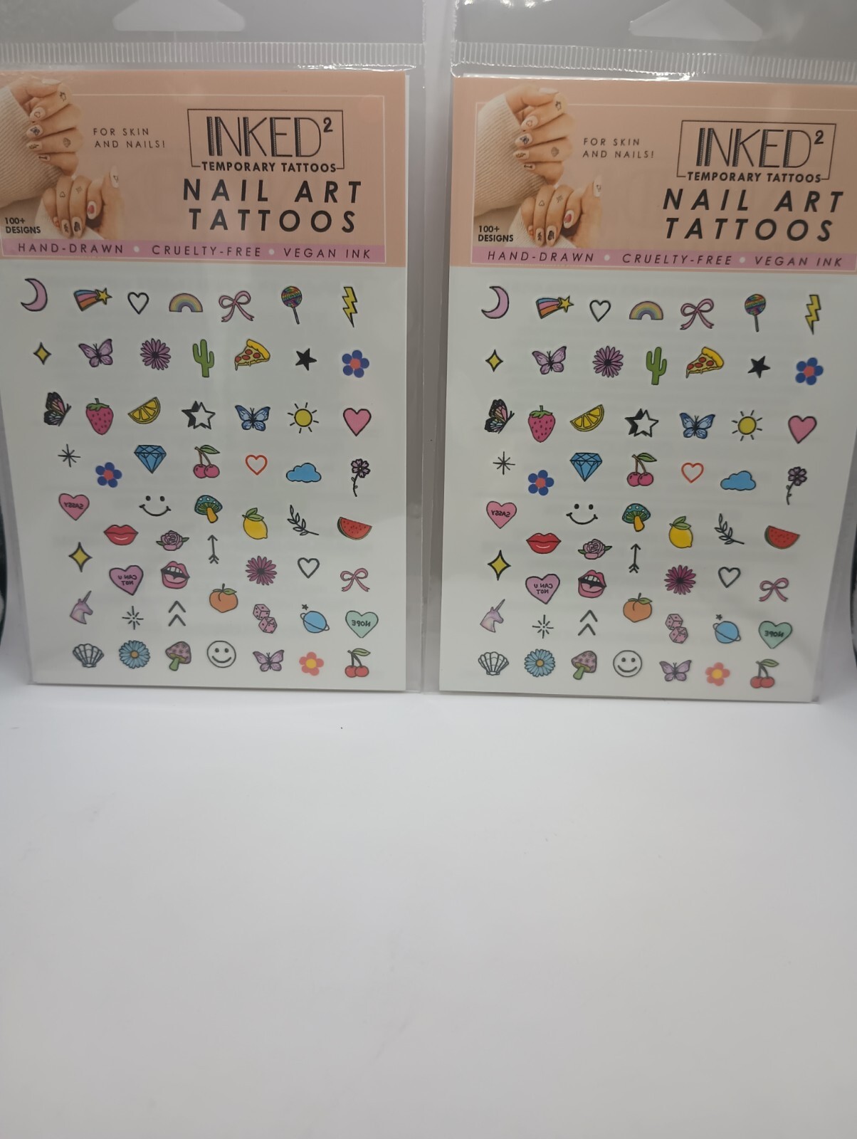 Inked By Dani Temporary Nail Art Tattoos for skin & nails 95 temporary tattoo