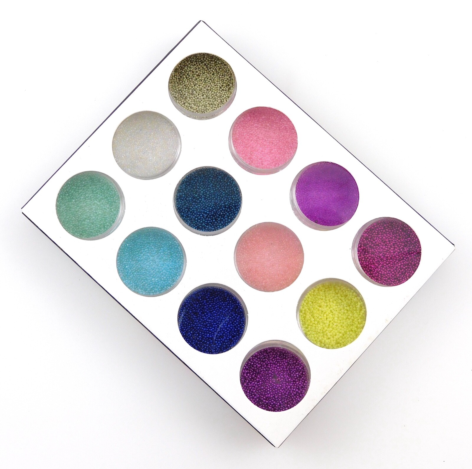 12 COLORS CAVIAR BEADS NAIL ART DECORATION DESIGN