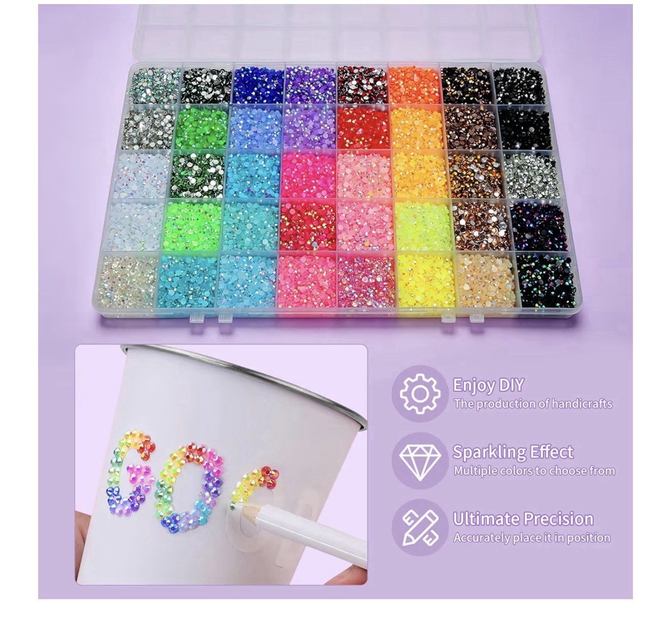 Bling Kit Gems Rhinestones for Bedazzling Badazzle 3PCS B7000 Glue Picker Glue S