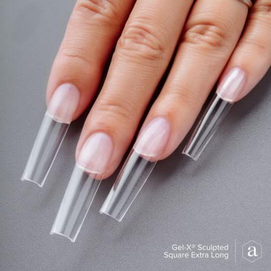 Apres Gel-X Sculpted Square X-Long Tips Box 14 Sizes 350 pcs