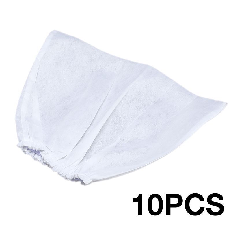 Nail Dust Collector Bags – White Non-Woven Fabric Replacement Tools for Manicure