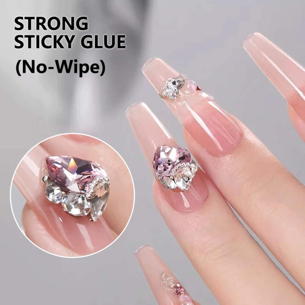 CHUNSHU Super Strong Sticky Nail Glue Gel For Rhinestones Nail Art Decorations 1