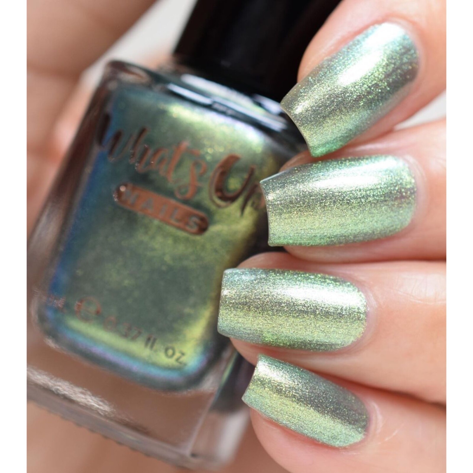 Peridot Nail Polish (Green Duochrome) Nail Polish for Nail Art