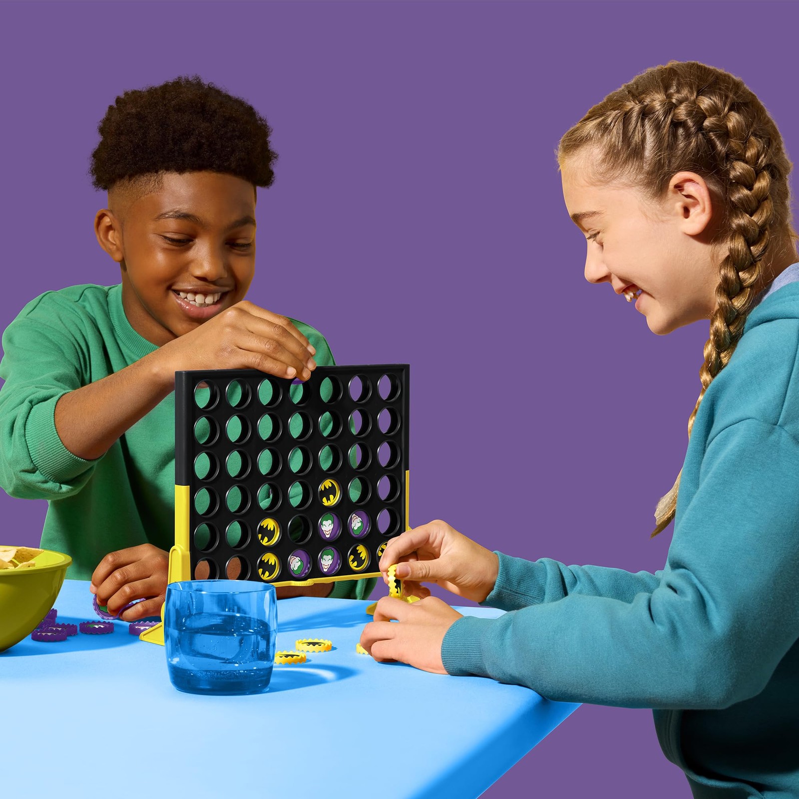 Connect 4 Batman Game | Batman-Themed 4 in a Row | Small, Not Applicable