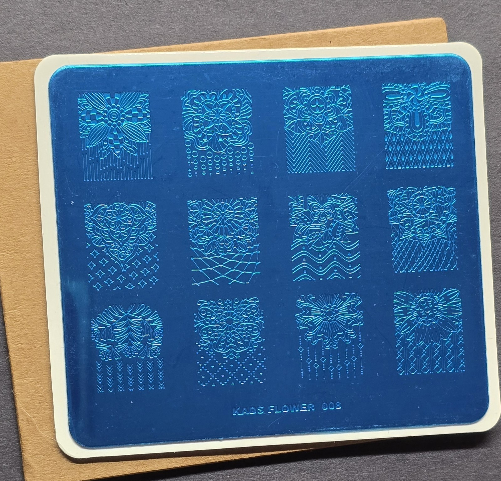 Lot Of 5 Nail Stamp Plates Kads Nature 1 Flower Chinese 021 Festival 014 Zoo 009