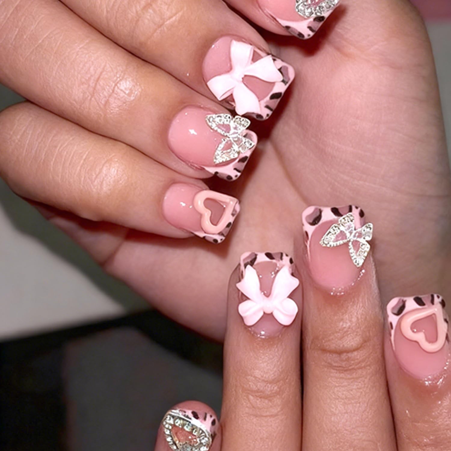 Reusable Press on Nails | Stick on Nails 12 Sizes-6 Styles