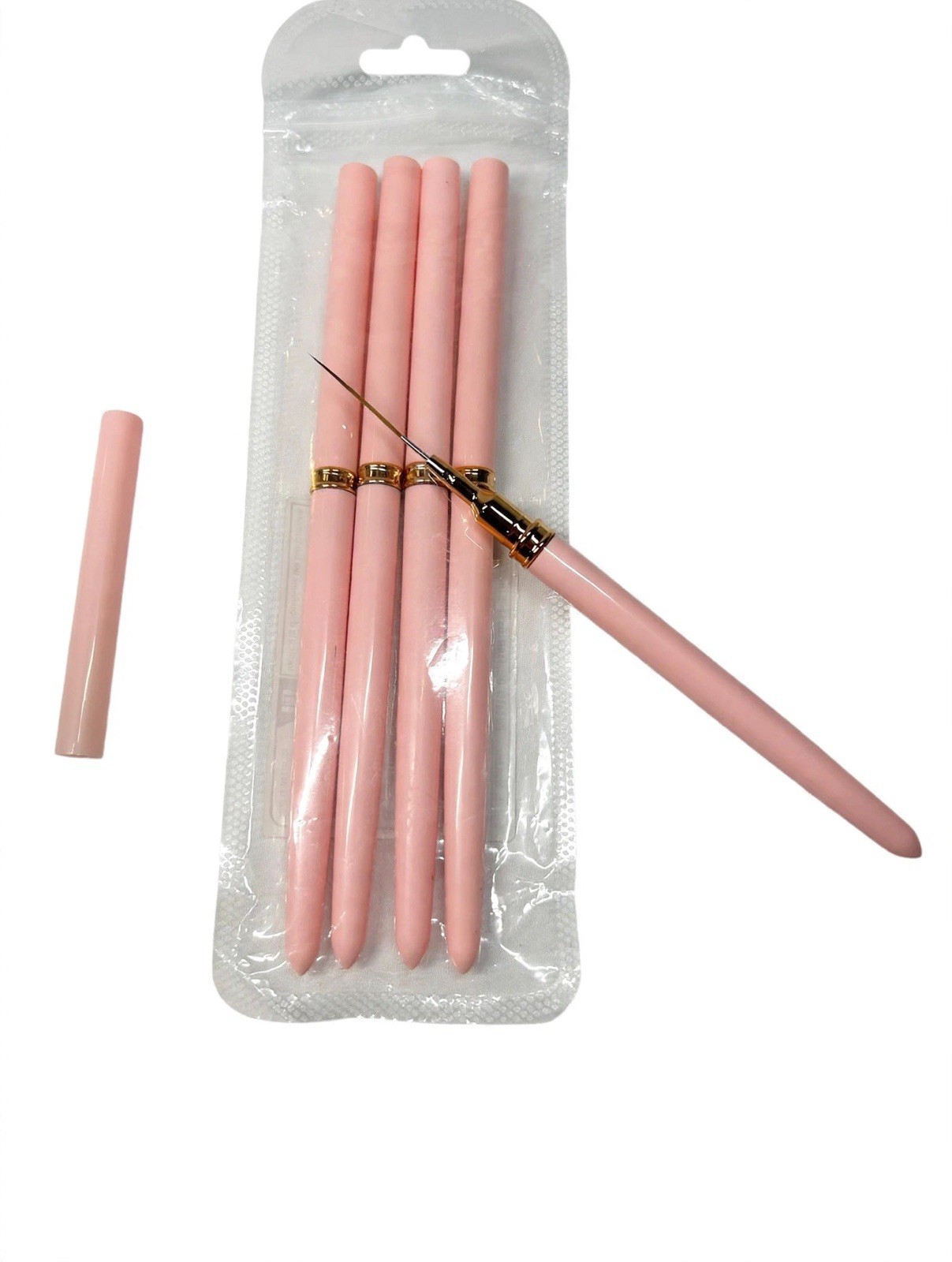 5pcs Nail Art Liner Brush Set UV Gel Painting Drawing Pen Manicure Tools