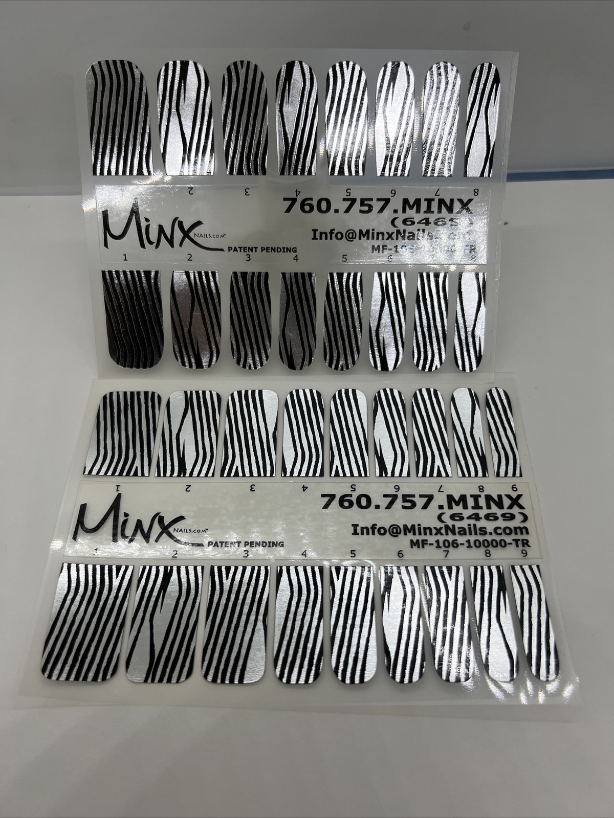 Minx Foil Nail Cover Nail Art Sticker Manicure Wraps