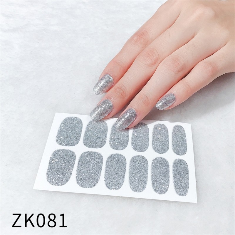 Nail Polish Stickers Full Wrap Nail Polish Decals Self Adhesive Nail Art