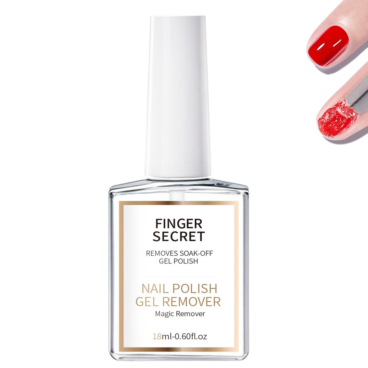 Finger Secret 18ml Magic Remover Gel Polish – Quick 1.2 Fl Oz (Pack of 1)
