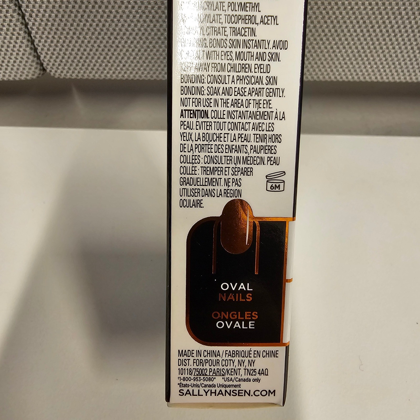 NEW Sally Hansen Salon Effects Perfect Manicure Oval Nails Moon-ami 24