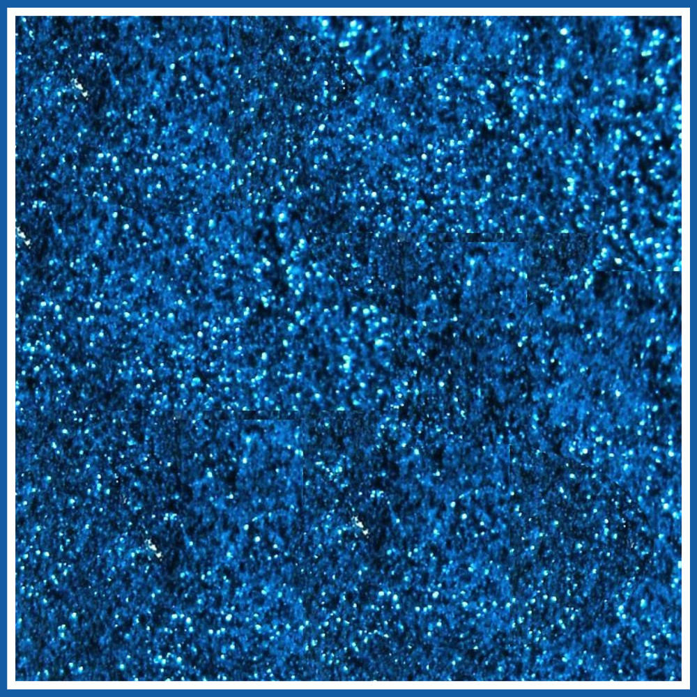 Electric Blue Extra Fine Glitter – .004” Premium Polyester, Solvent-Resistant