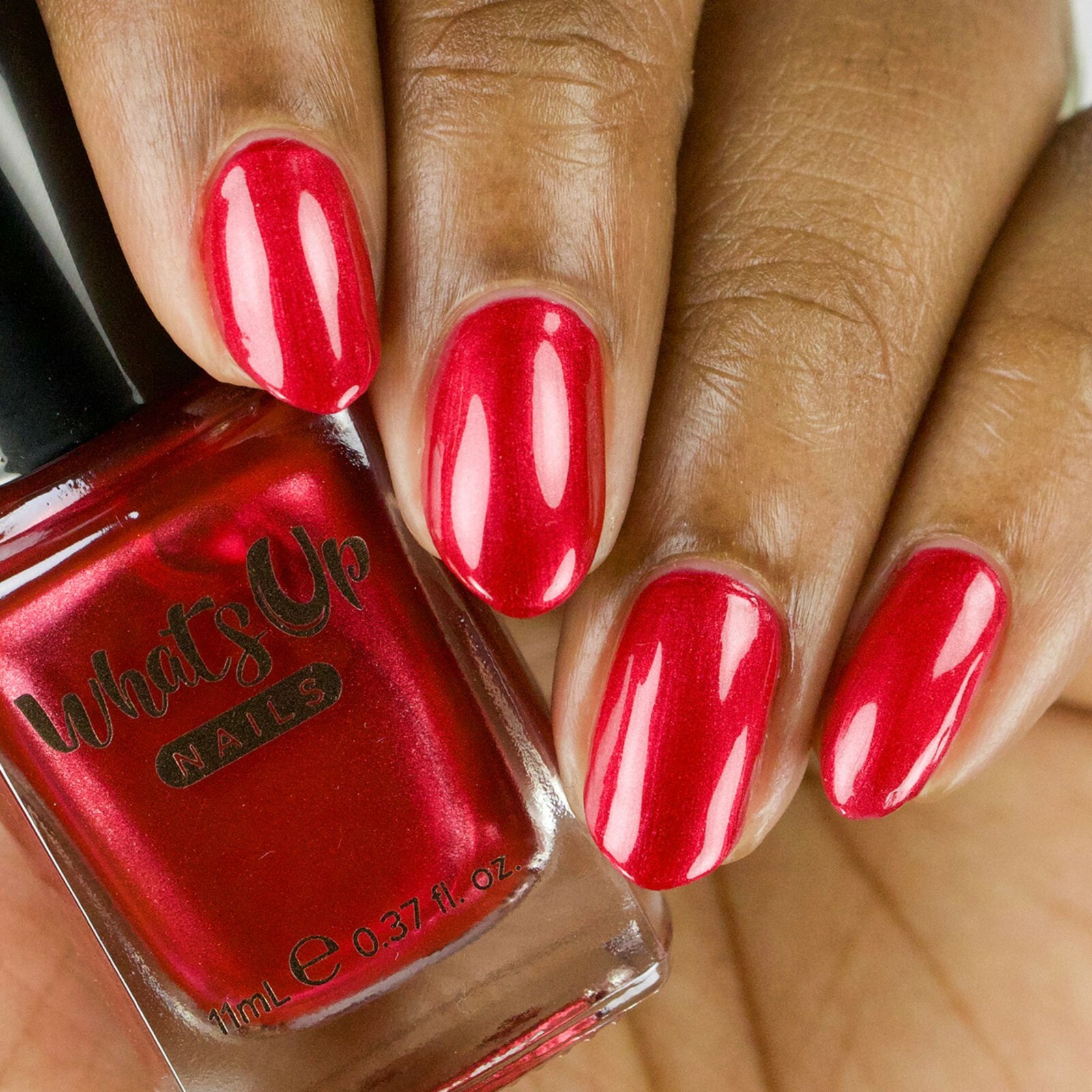 Cherry-bration Regular Polish (Metallic Red), Polish for Nail Art